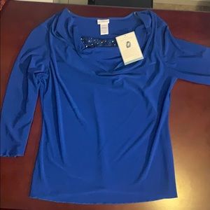 Blue large blouse NWT